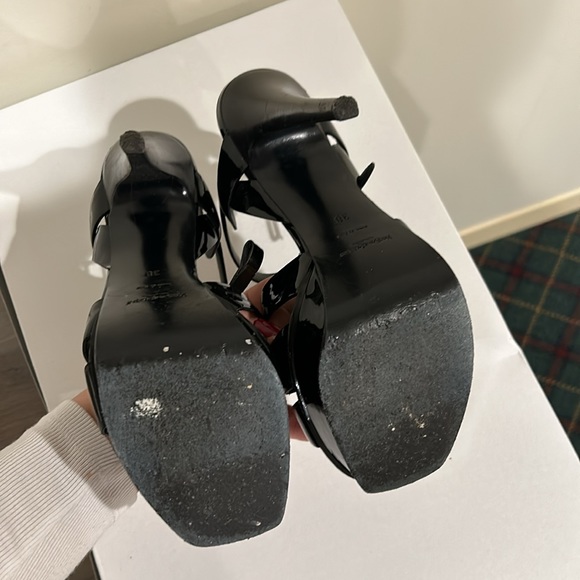 Saint Laurent Tribute Platform Sandals in Patent Leather size 38 - Picture 7 of 10